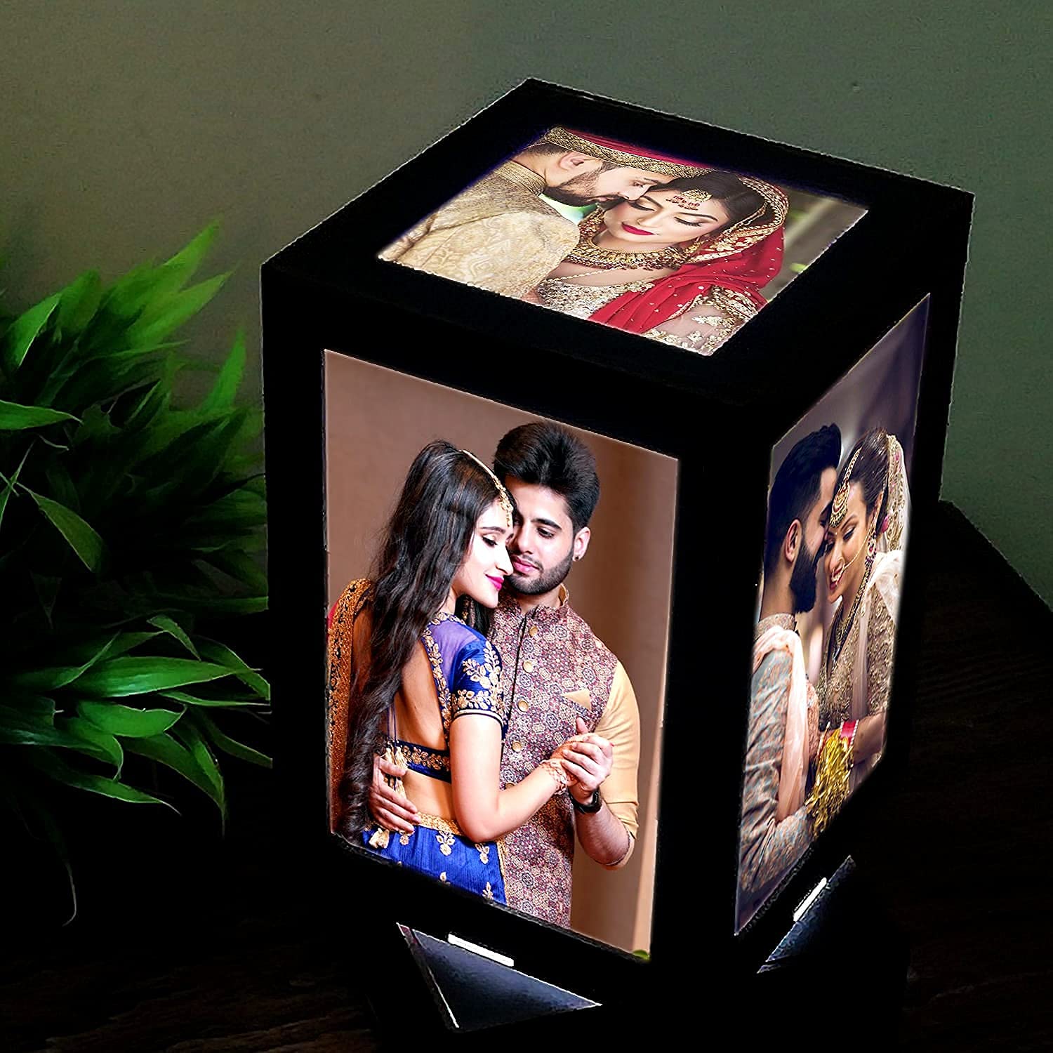 Rotating lamp Photo Frame