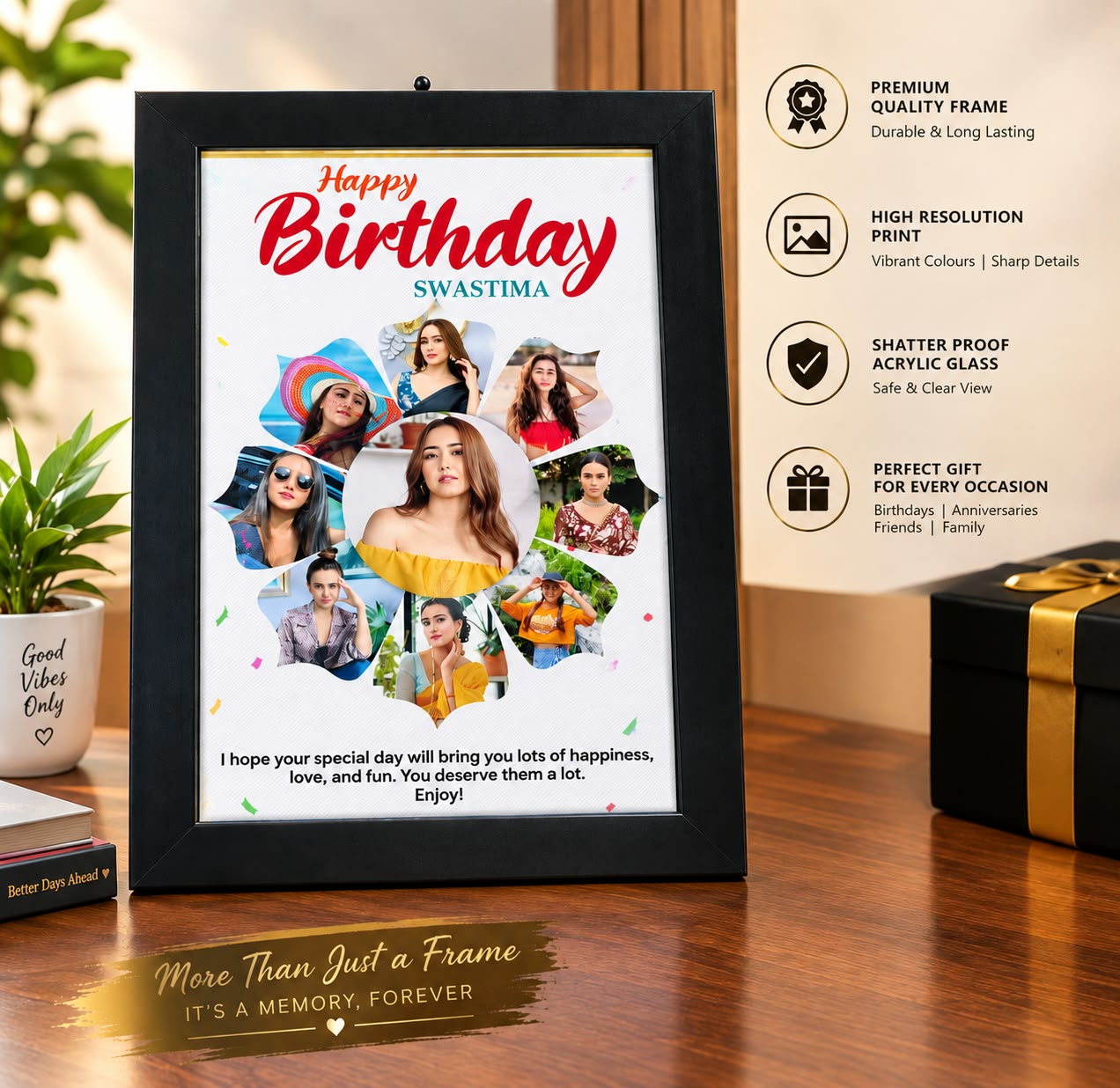 A4 Collage Birthday Frame